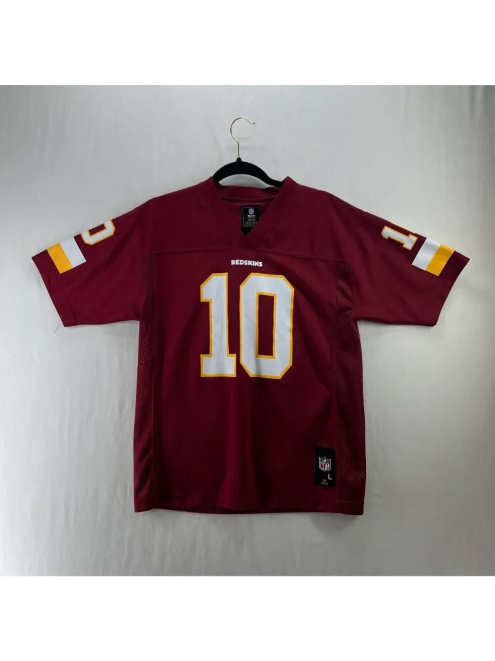 NFL Washington Redskins RG3 Jersey Youth L Griffin III 10 Football Fan Burgundy - Picture 1 of 11